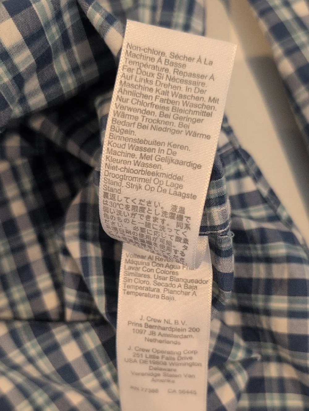 J. Crew Men's S Slim Untucked Flex Washed Long Sleeve Shirt Style #BP971 - Picture 9 of 15